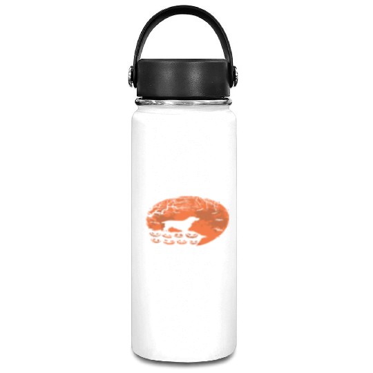 Cocker Spaniel And Moon Halloween Funny Dog Lover Vacuum Flask
