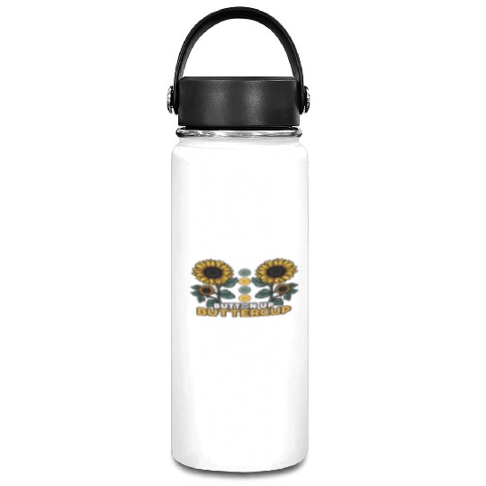 Button Up Buttercup Vacuum Flask