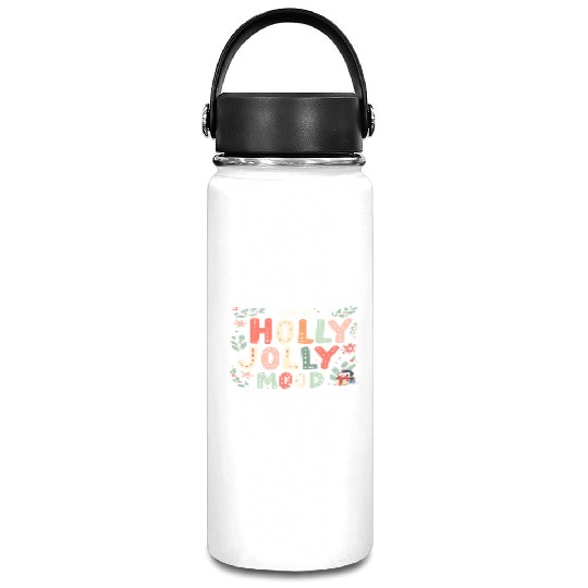Holly Jolly Mood Vacuum Flask