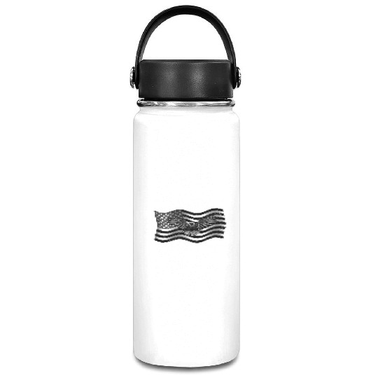 Try That In a Small Town US Flag Vacuum Flask