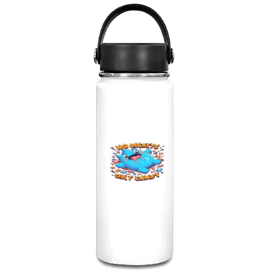 Stitch Halloween No Regrets Only Candy Vacuum Flask