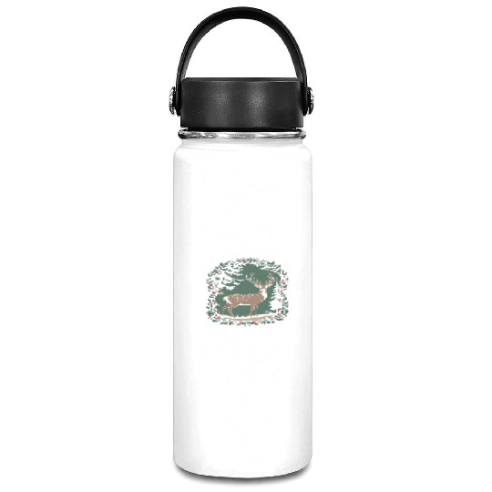 Cottagecore Forest Deer Serenity Vacuum Flask