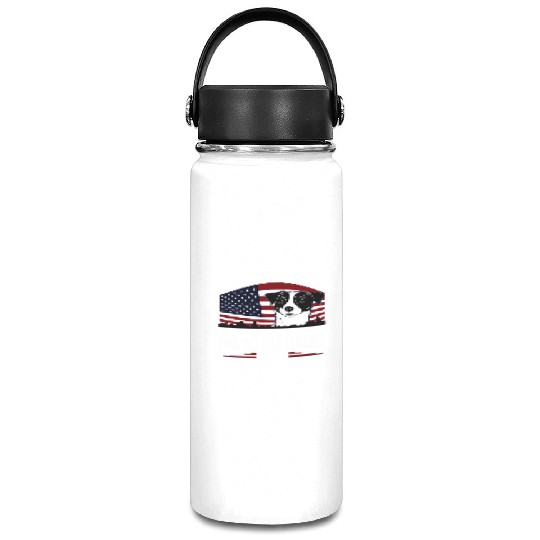 JACK RUSSELL TERRIER DAD AMERICAN FLAG- DOG Vacuum Flask