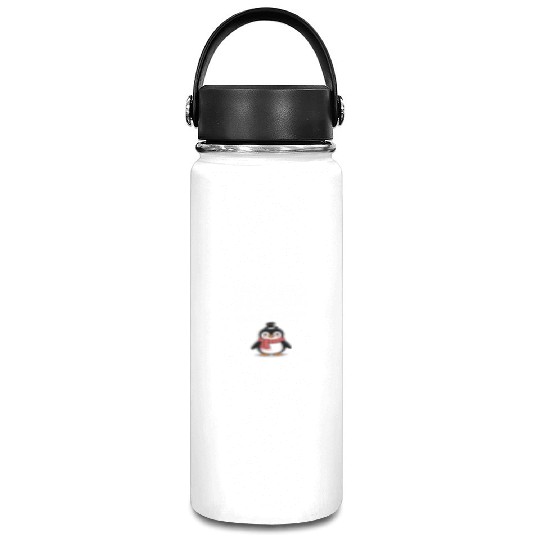 Be Here Now Mindfulness Penguin Message Vacuum Flask