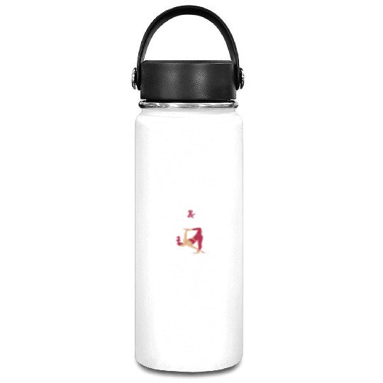 Yoga Pants & Candy Canes Christmas Yoga Vacuum Flask