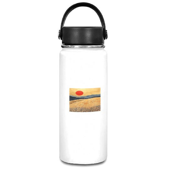 Sunset Serenity: Susuki Fields in Twilight Vacuum Flask