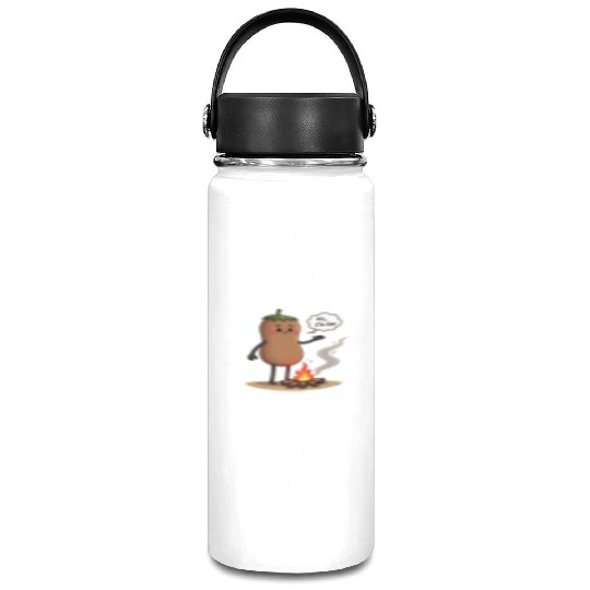 Chestnuts Roasting Christmas Cartoon Vacuum Flask