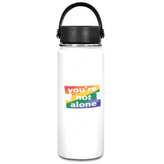 You are Not Alone Rainbow Vacuum Flask