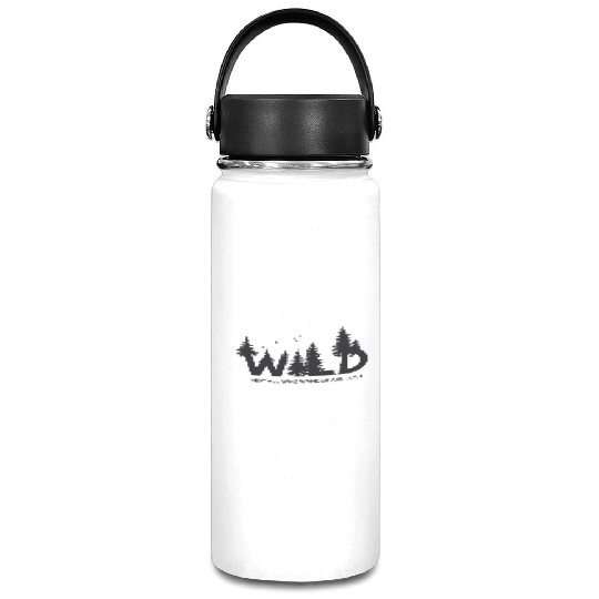 Wild Forest Hiker Not All Who Wander Are Lost Vacuum Flask