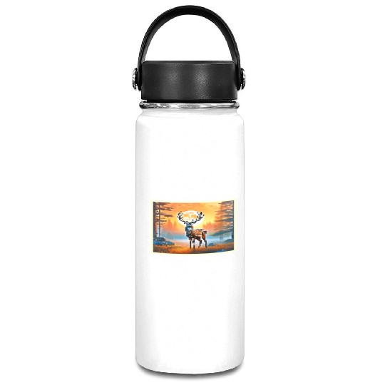 Golden Deer Twilight Peak Vacuum Flask