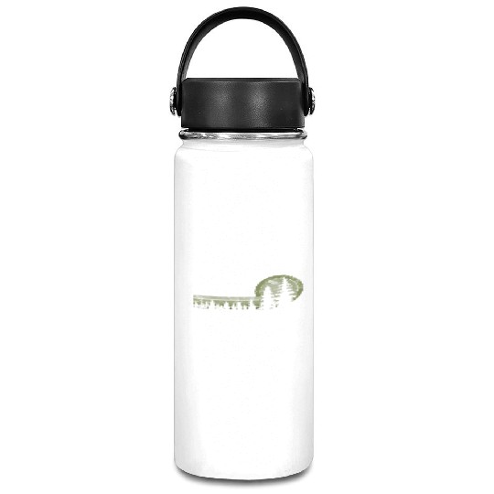 Minimalist Forest Sunset Illustration Vacuum Flask