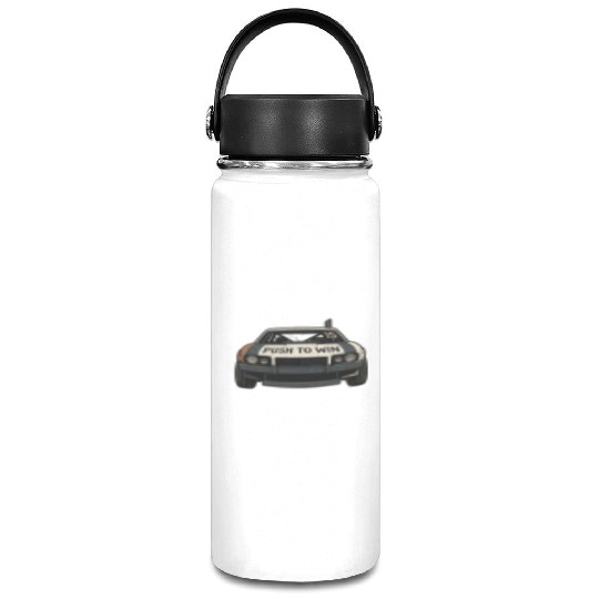 Push to Win Demolition Derby Design Wreck Racing Vacuum Flask