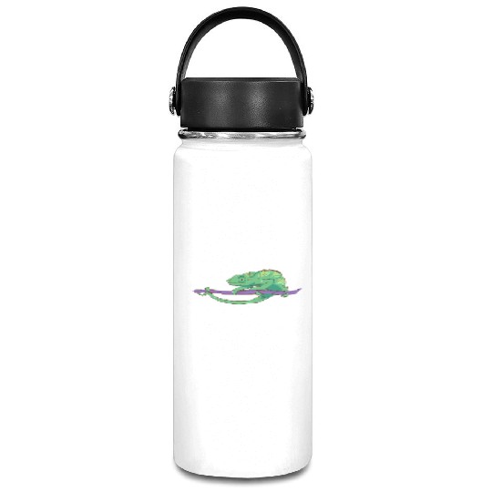 Adapt to Any Situation Chameleon Illustration Vacuum Flask