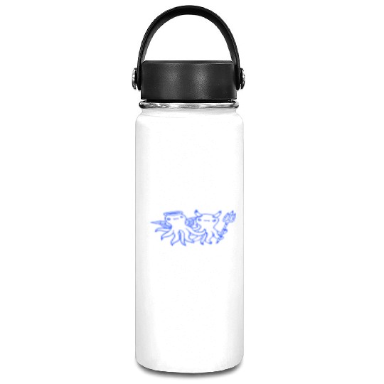 2 Octopus Devil Angel Heaven Hell Team Two Friends Vacuum Flask