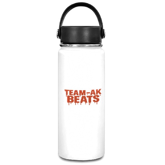 Red TEAM-AK BEATS Vacuum Flask