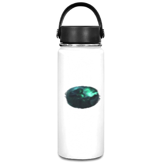 Green Shadow Mage with Burning Spell Book Vacuum Flask