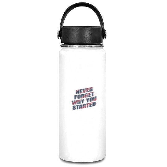 Motivational Typography Design for Growth gym Vacuum Flask