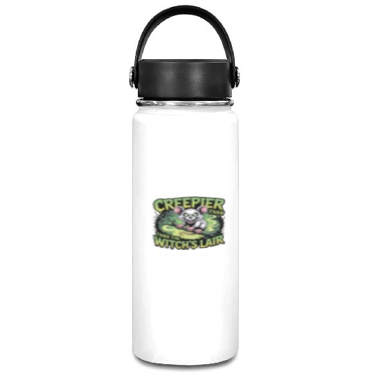 Creeper Mouse in Witch's Lair Design Vacuum Flask