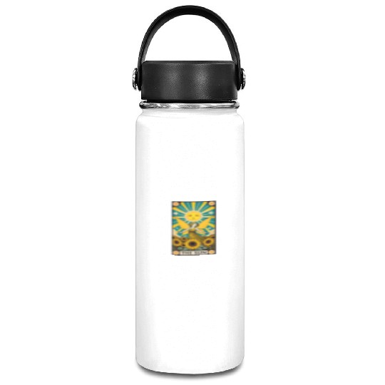 Sun Fairy Tarot Card Design Vacuum Flask