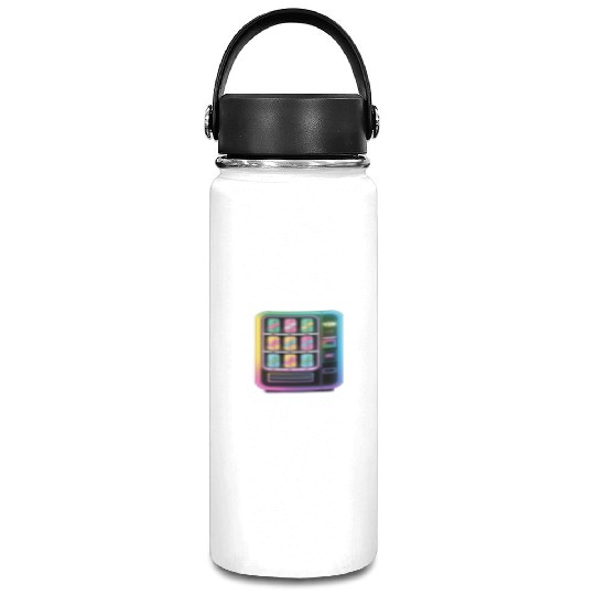 Y2K Cyber Vending Machine with Iridescent Drinks Vacuum Flask