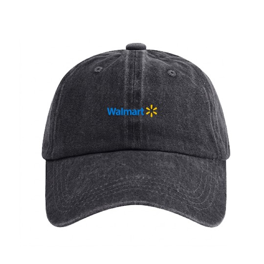 Walmart Logo Baseball Jerseys Washed Denim Baseball Caps