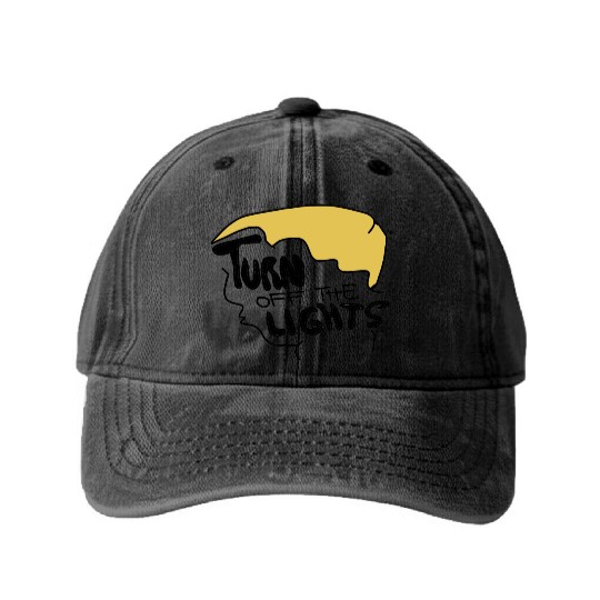 Turn Off The Lights Trump Washed Denim Baseball Caps