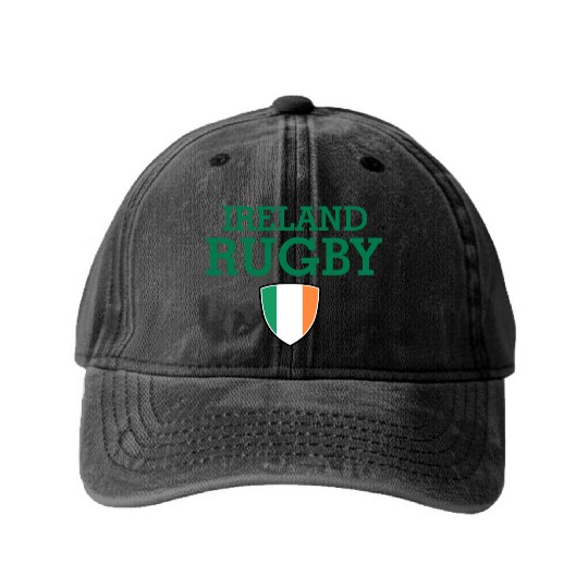 Ireland design Washed Denim Baseball Caps