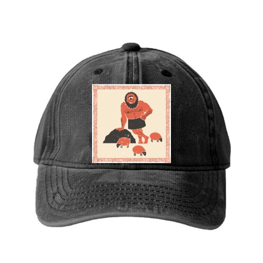 Cyclops Washed Denim Baseball Caps