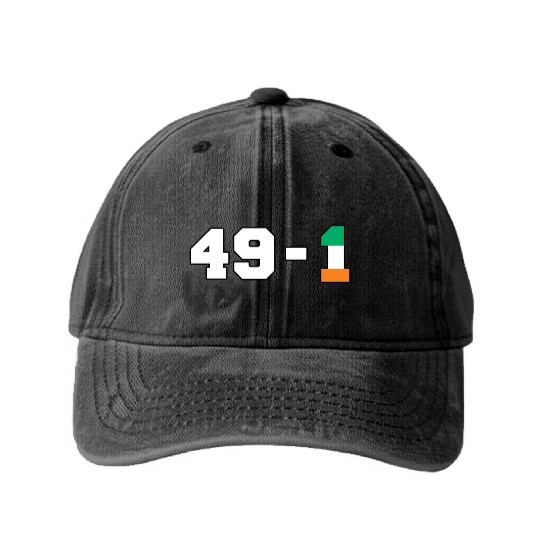 49-1, Conor McGregor vs Floyd Mayweather Washed Denim Baseball Caps