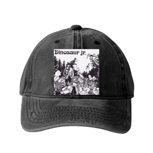 Dinosaur Jr. Washed Denim Baseball Caps