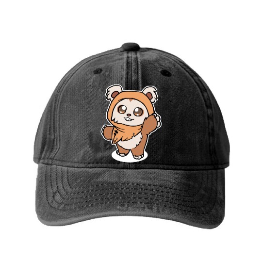 Baby Ewok Washed Denim Baseball Caps