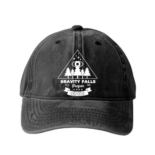 Visit Gravity Falls Washed Denim Baseball Caps