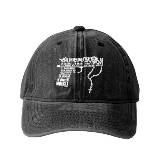 The Boondock Saints - And Shepherds we shall be Washed Denim Baseball Caps