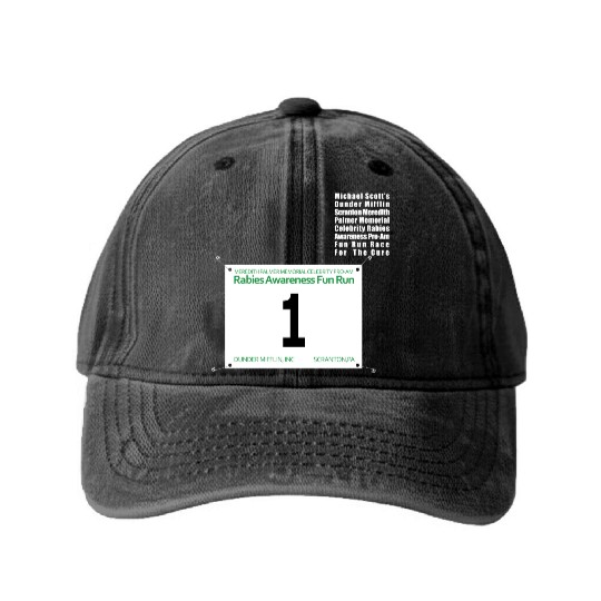 FUN RUN Michael Washed Denim Baseball Caps