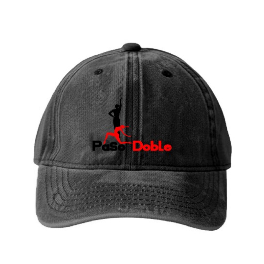 Paso Doble Latin Dance Dancing Dancer Gift Washed Denim Baseball Caps
