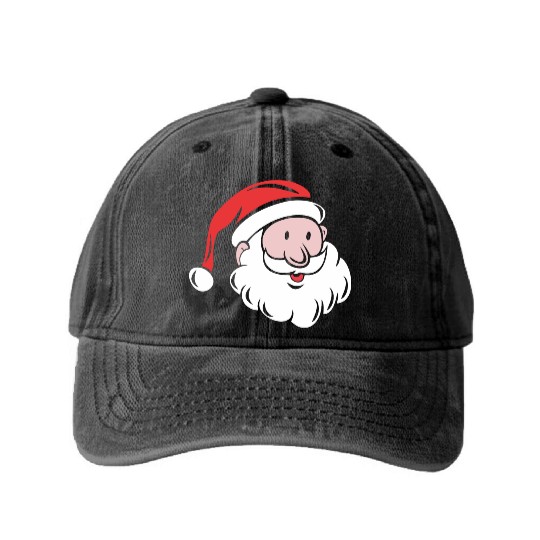 Santa Saint Nicholas Washed Denim Baseball Caps