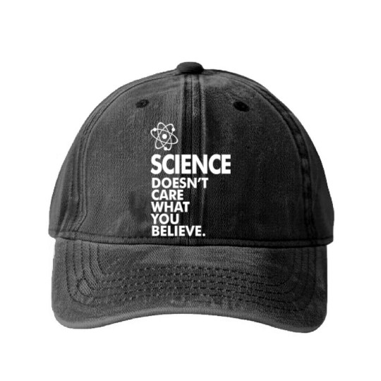Science Geek Gift Washed Denim Baseball Caps