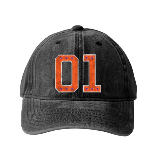 01 General Lee Style Washed Denim Baseball Caps