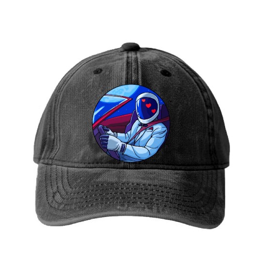 SpaceX Tesla Starman Washed Denim Baseball Caps