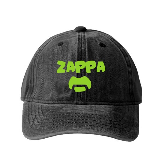 New FRANK ZAPPA Eccentric Rock Icon Logo 70s Men s Washed Denim Baseball Caps