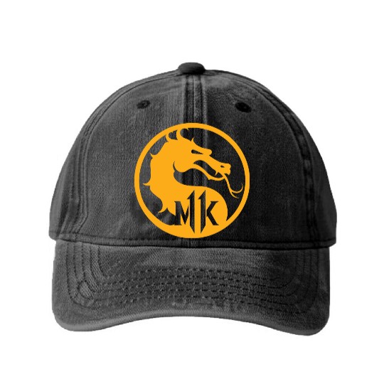 Mortal Kombat - Video Game Washed Denim Baseball Caps