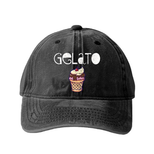 Gelato Washed Denim Baseball Caps