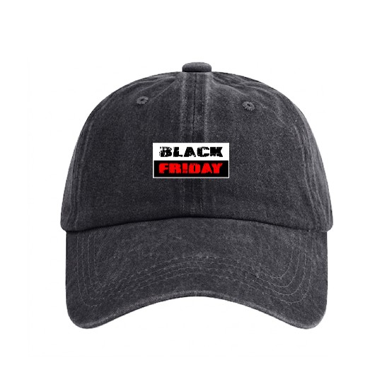 Black Friday Washed Denim Baseball Caps