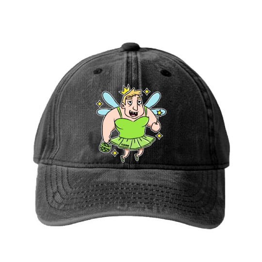 Tooth Fairy tales funny mouth Magic Kids Gift Washed Denim Baseball Caps