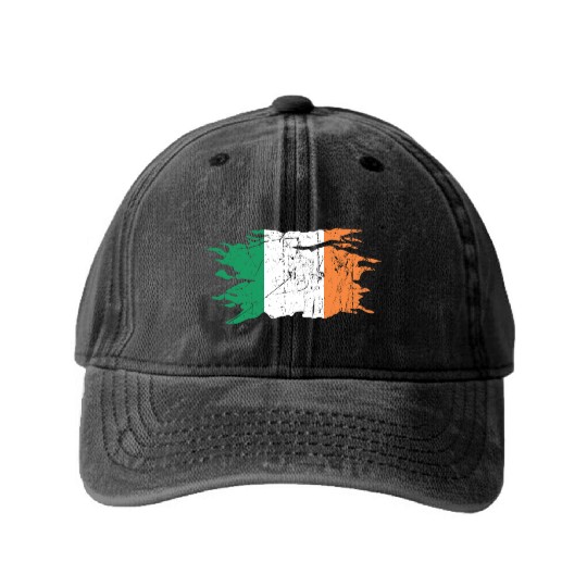 Ireland Washed Denim Baseball Caps