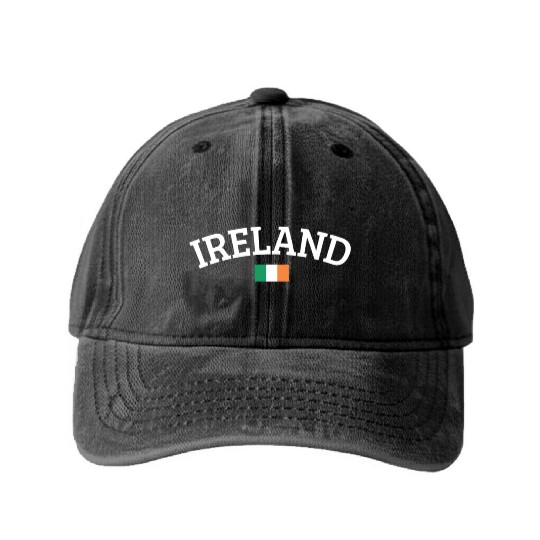 Ireland Washed Denim Baseball Caps