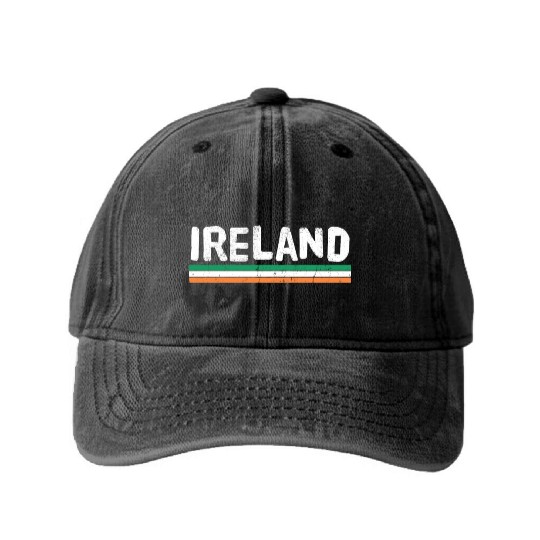 Ireland Washed Denim Baseball Caps