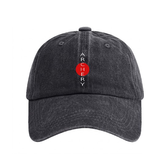ARCHERY BUSHCRAFT ADVENTURE HUNTING SHOOTING Washed Denim Baseball Caps