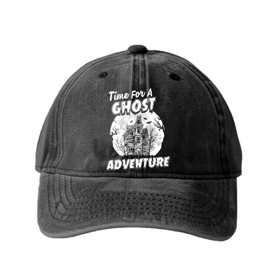 Ghost Adventures Ghost Hunting Time Washed Denim Baseball Caps