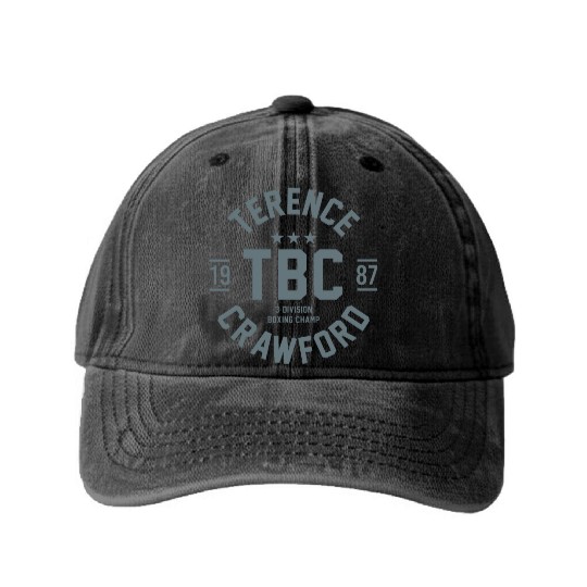 TBC Terence Crawford Washed Denim Baseball Caps